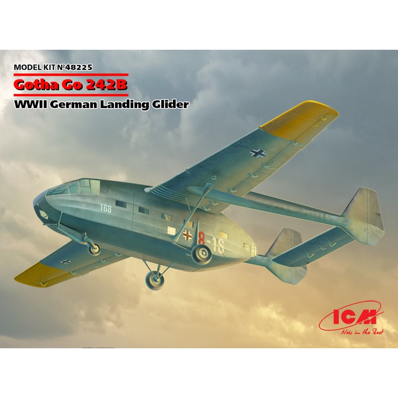 ICM 48225 1:48 Gotha Go242 B WWII German Landing Glider