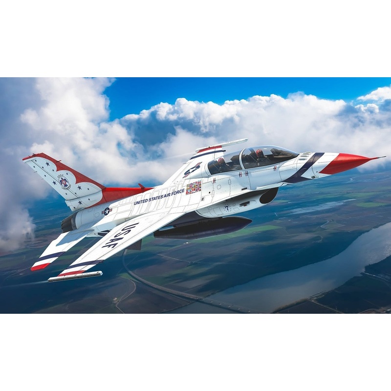 Kinetic Model Kits K48148 1:48 Lockheed-Martin F-16D Viper 'Thunderbirds' - Gold Series Parts and Decals by Fightertown Decals'.