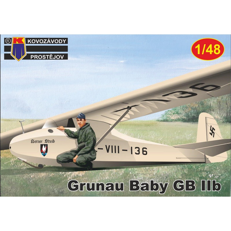 Kovozavody Prostejov 4813 1:48 Grunau Baby IIb (ex-Fly)