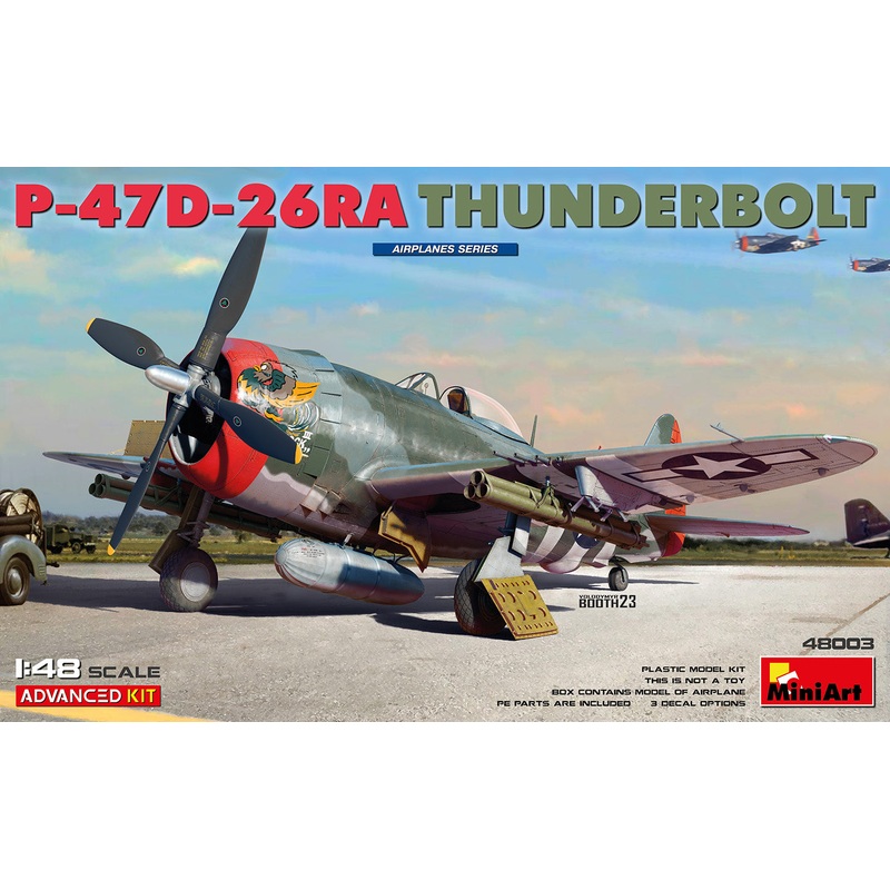 MiniArt 48003 1:48 Republic P-47D-26RA THUNDERBOLT. ADVANCED KIT