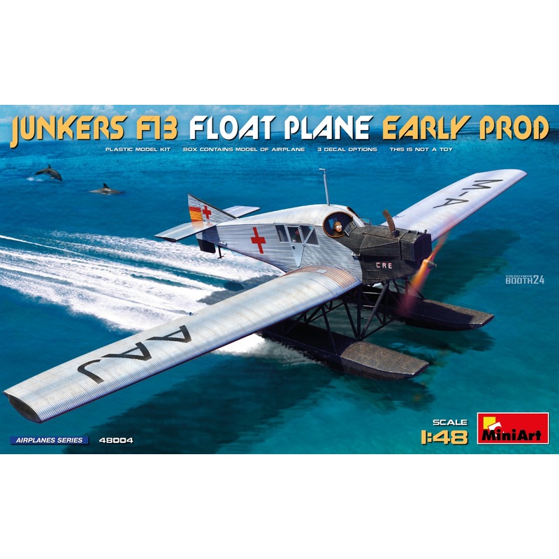MiniArt 48004 1:48 Junkers F13 Float Plane. Early Production