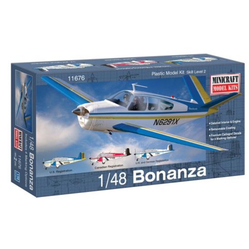 Minicraft 11676 1:48 Beech Bonanza