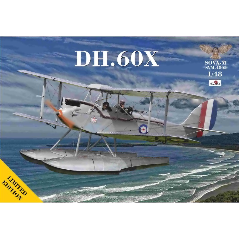 Sova-M 48002 1:48 de Havilland DH.60X Seaplane (in RNZAF Service)