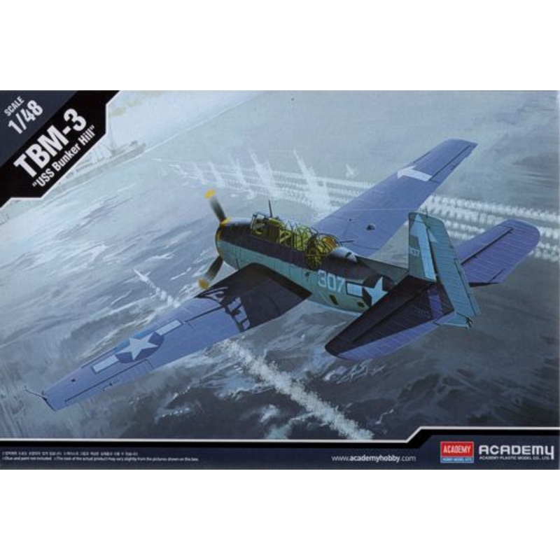 Academy 12285 1:48 Grumman TBM-3 Avenger 'USS Bunker Hill' (Accurate Miniatures)