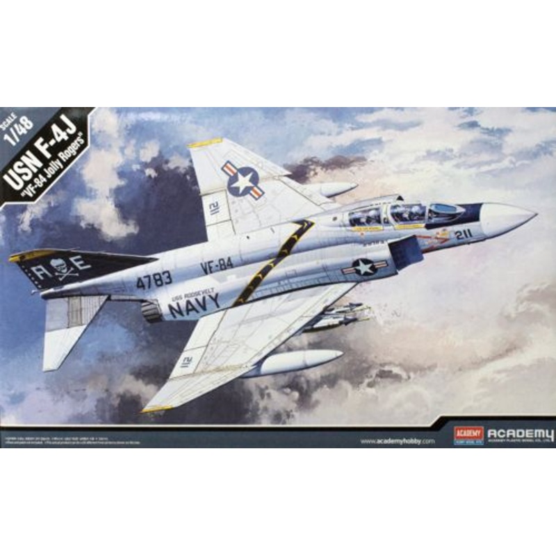 Academy 12305 1:48 McDonnell F-4J Phantom VF-84 Jolly Rogers
