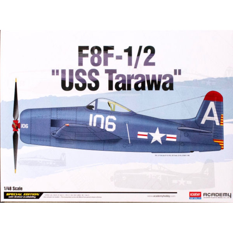 Academy 12313 1:48 Grumman F8F-1/2 Bearcat USS Tarawa