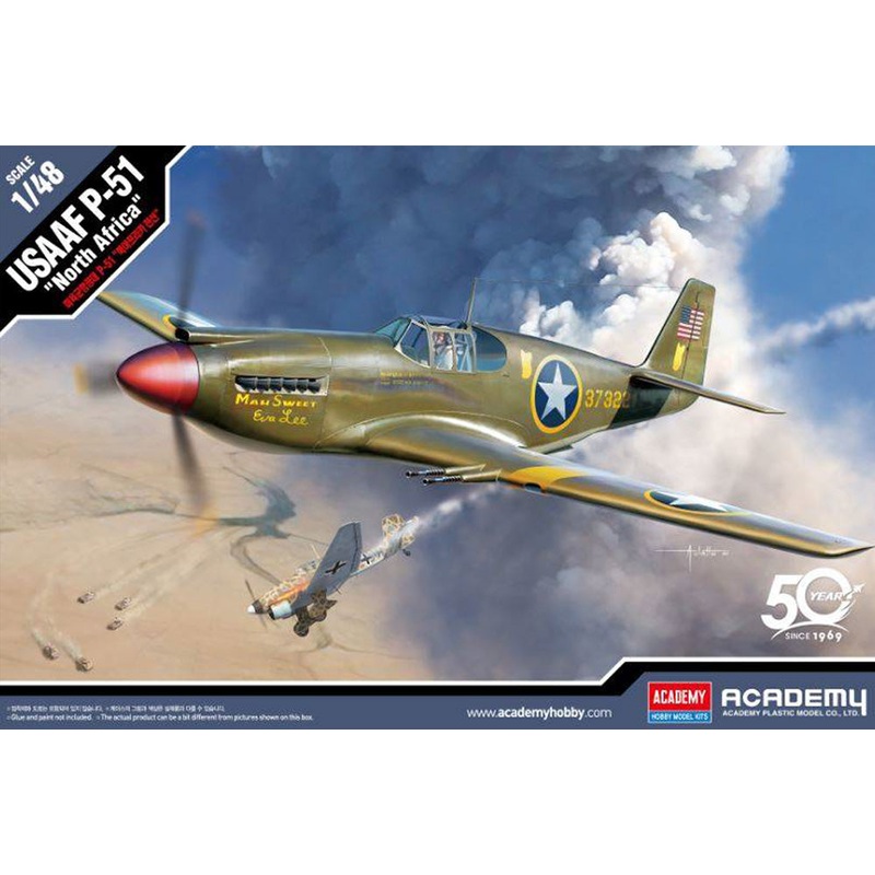 Academy 12338 1:48 North-American P-51/Mustang Mk.1a North Africa
