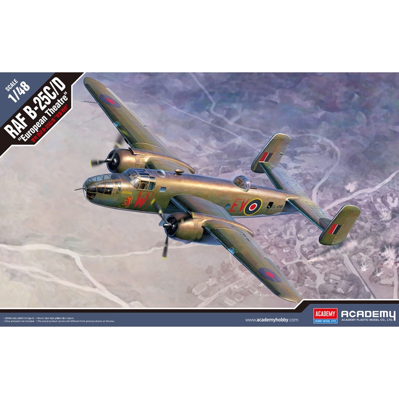 Academy 12339 1:48 North American B-25C/D 'European Theatre'
