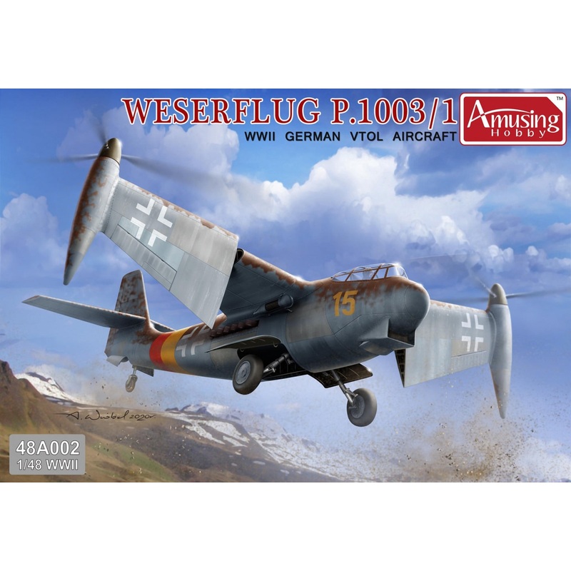 Amusing Hobby 48A002 1:48 Weserflug P.1003/1 WWII German VTOL