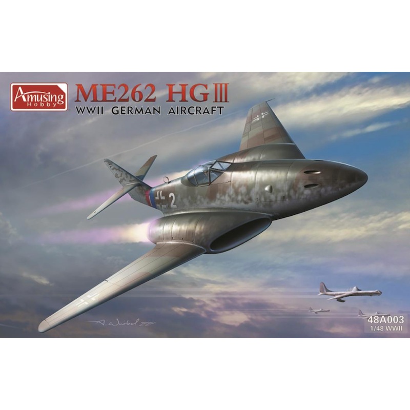 Amusing Hobby (WL) 48A003 1:48 Messerschmitt Me-262HG.III WWII German Aircraft