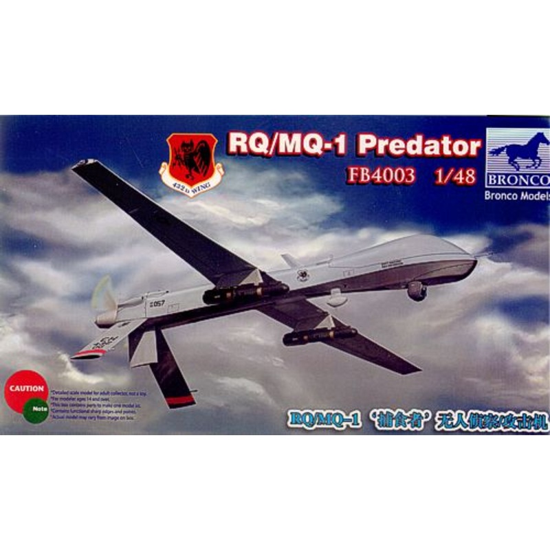 Bronco Models FB4003 1:48 RQ/MQ-Predator Drone