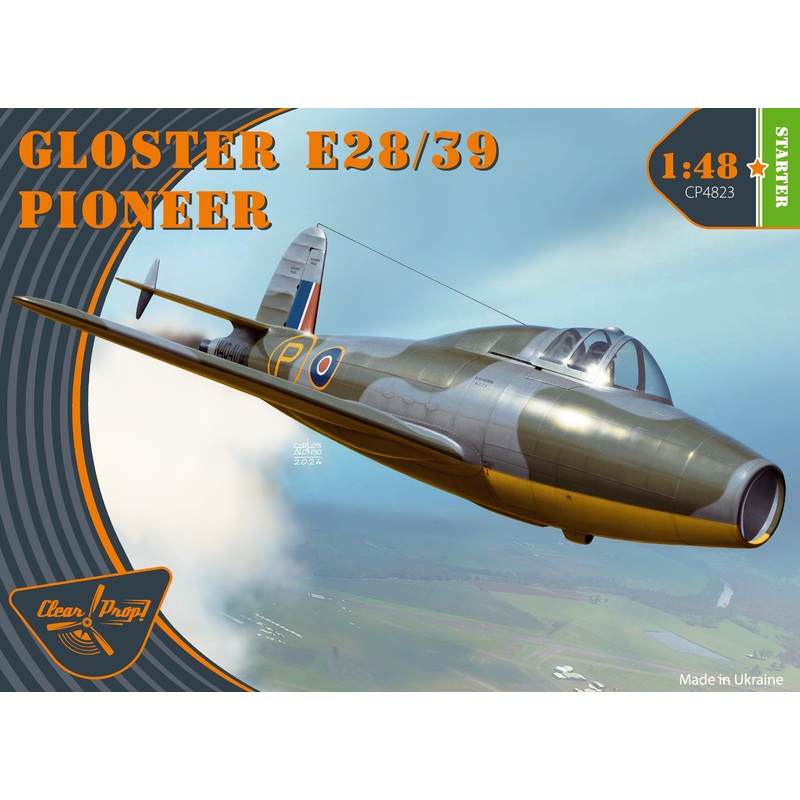 Clear Prop Models CP4823 1:48 Gloster E28/39 PioneerStarter kit