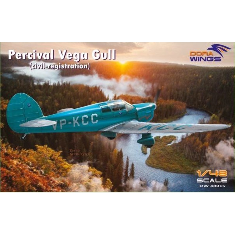 Dora Wings 48015 1:48 Percival Vega Gull Civilian Registrations