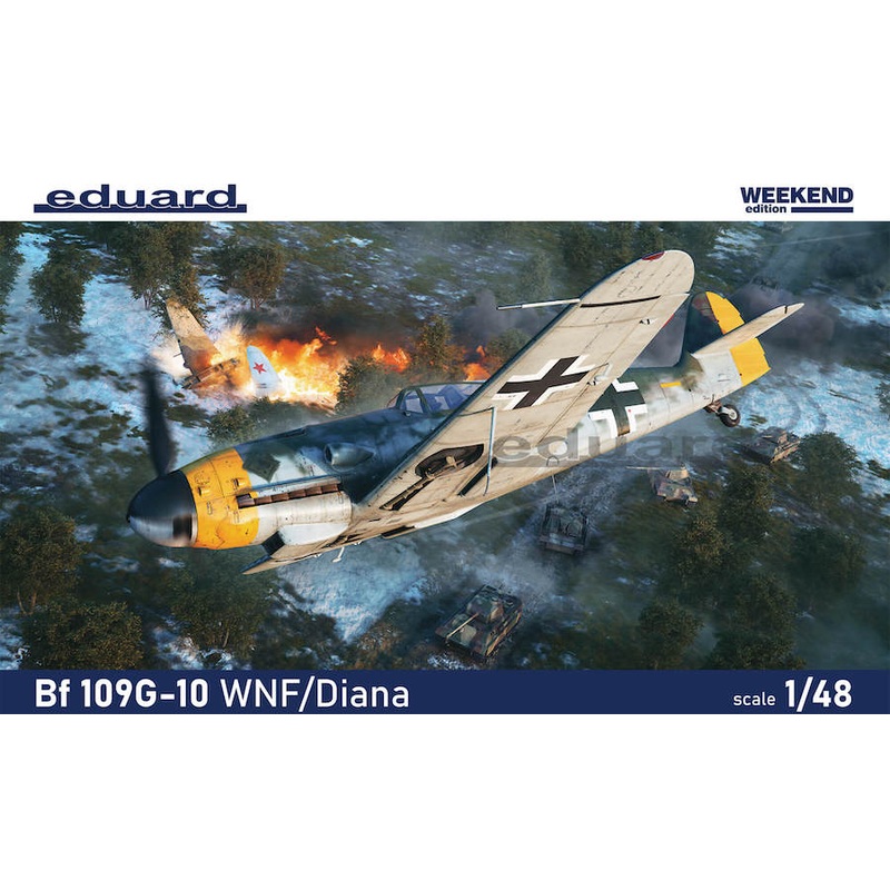 Eduard 84182 1:48 Messerschmitt Bf-109G-10 WNF/Diana Weekend Edition