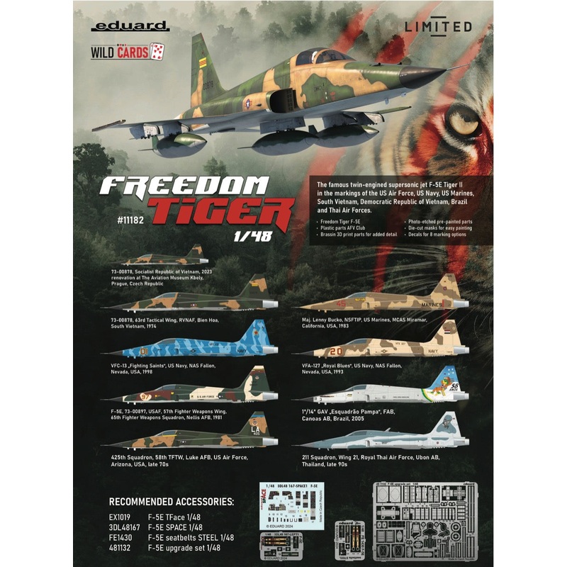 Eduard kits 11182 1:48 Freedom Tiger