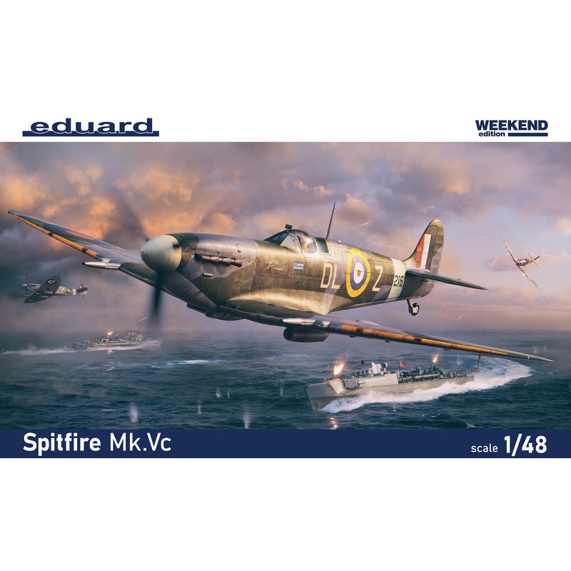 Eduard kits 84192 1:48 Supermarine Spitfire Mk.Vc Weekend edition