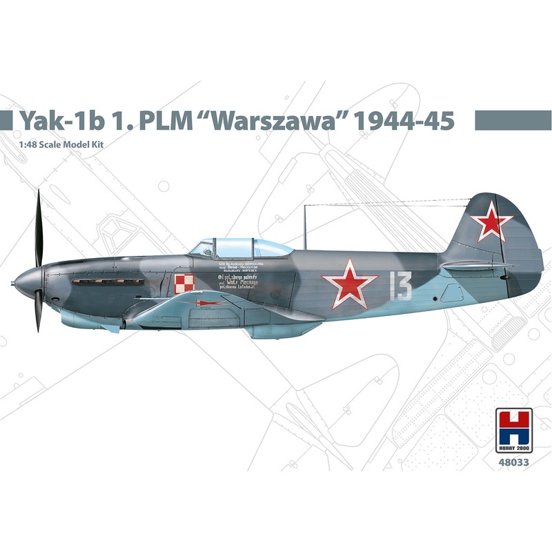 Hobby 2000 48033 1:48 Yakovlev Yak-1b 1. PLM 'Warszawa' 1944-45