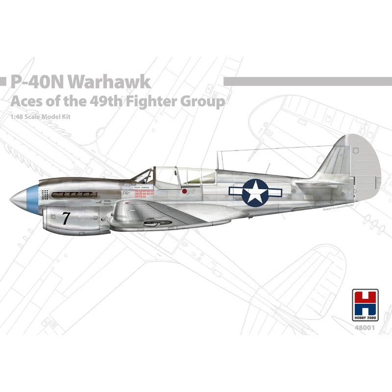 Hobby 2000 K48001 1:48 Curtiss P-40N Warhawk Aces of the 49th Fighter Group