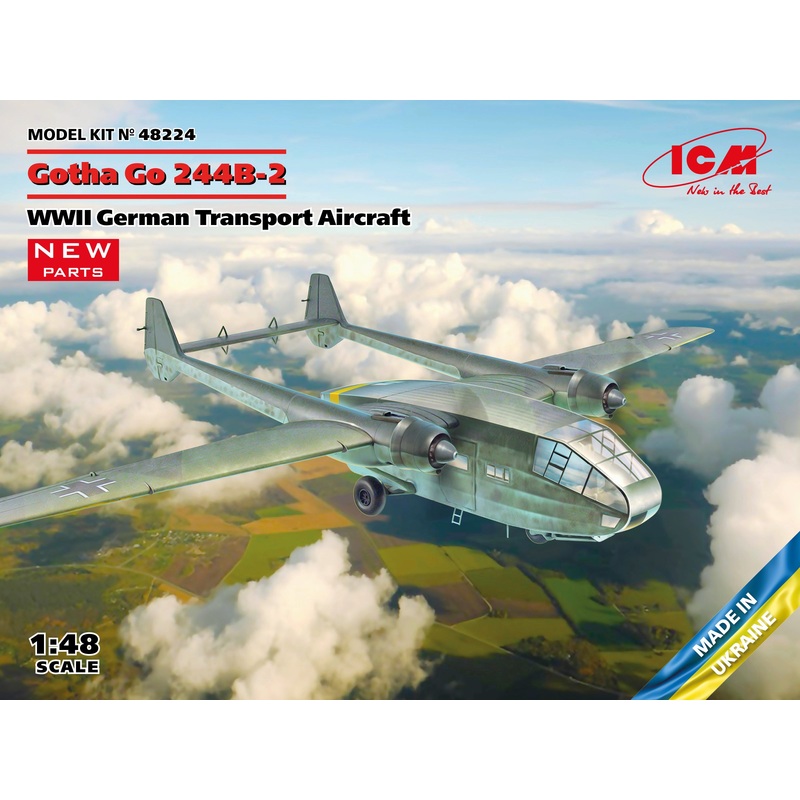 ICM 48224 1:48 Gotha Go-244B-2 WWII German Transport Aircraft