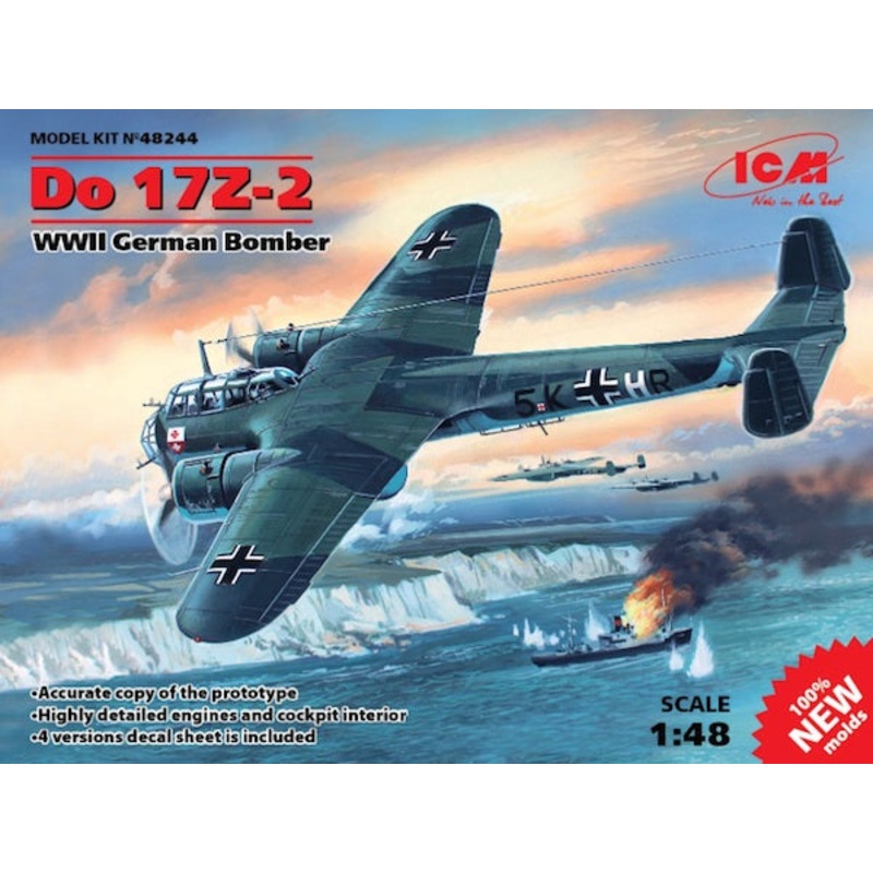 ICM 48244 1:48 Dornier Do-17Z-2 WWII German Bomber