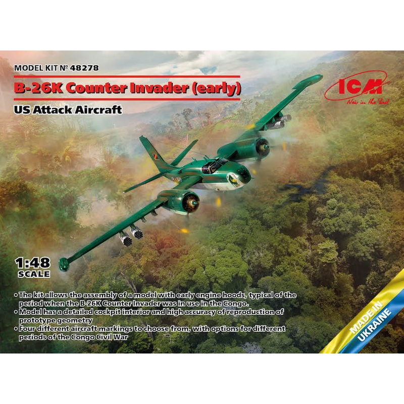 ICM 48278 1:48 Douglas B-26K Counter Invader (Early)