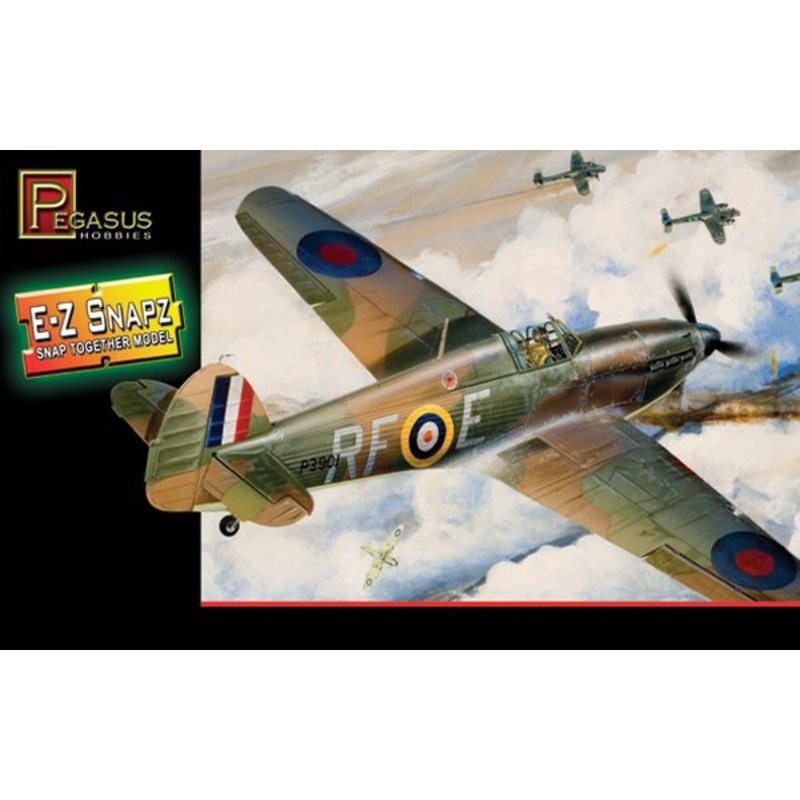 Pegasus Hobbies 8411 1:48 Hawker Hurricane Mk.I (Snap-Together)