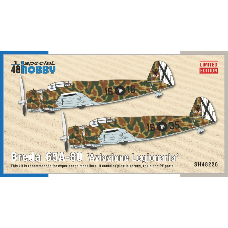 Special Hobby SH48226 1:48 Breda 65A-80 "Aviazione Legionaria"