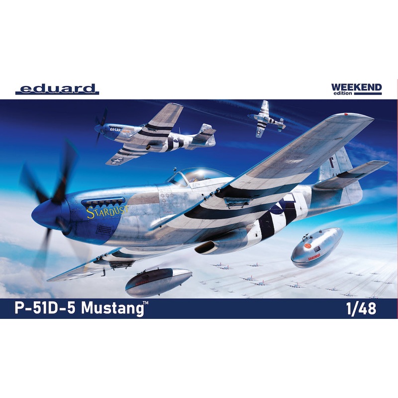 Eduard kits 84172 1:48 P-51D-5 Mustang Weekend edition