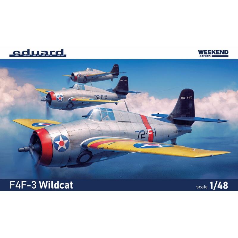 Eduard kits 84193 1:48 Grumman F4F-3 Wildcat Weekend edition
