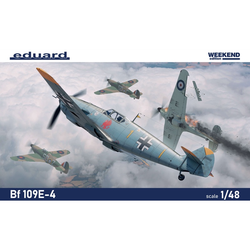 Eduard kits 84196 1:48 Messerschmitt Bf-109E-4 1/48 Weekend edition