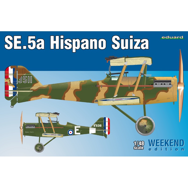 Eduard kits 8453 1:48 Royal Aircraft Factory SE.5a Hispano Suiza