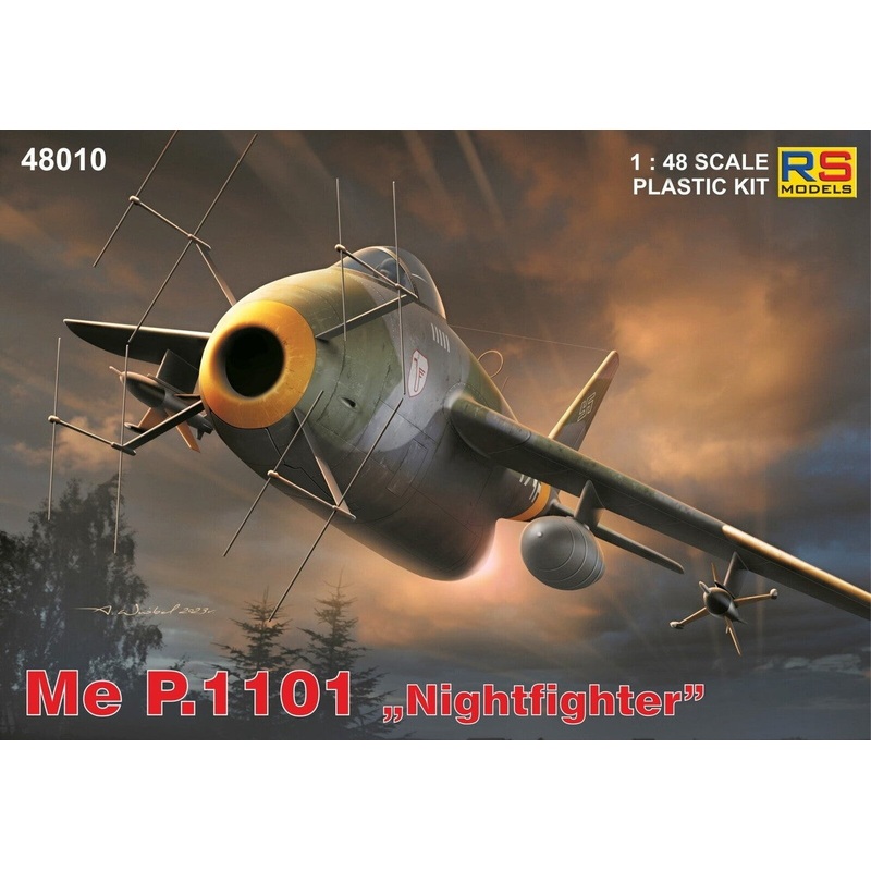 RS Models 48010 1:48 Messerschmitt P.1101 Nightfighter