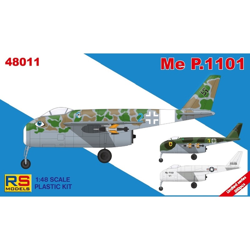 RS Models 48011 1:48 Messerschmitt Me P.1101 Limited Edition