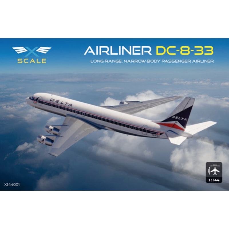 X-Scale X144001 1:144 Douglas DC-8-33 Delta