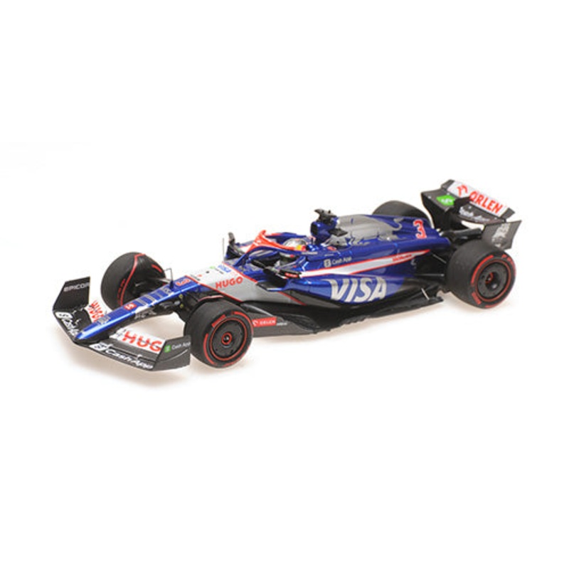 [ Back-order ] MINICHAMPS 417240103 1:43 Visa Cash Up RB VCARB01 Ricardo 2024 model car