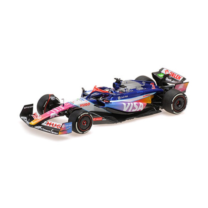 [ Back-order ] MINICHAMPS 417240603 1:43 Visa Cash RB Riccardo VCARB01 Miami GP 2024 model car