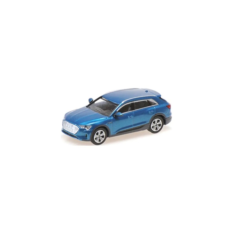 [ Back-order ] MINICHAMPS 870018220 1:87 Audi E-TRON 2020 Blue model car