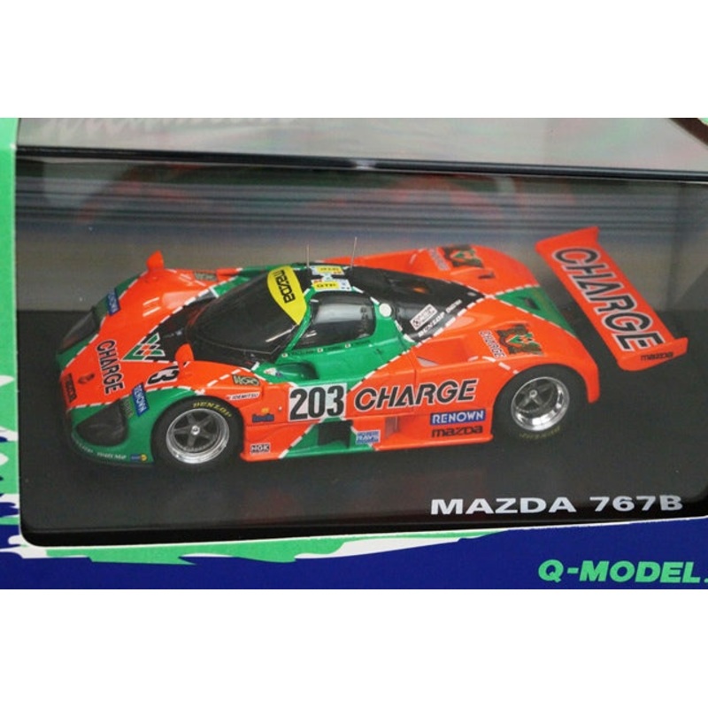 QMC-017 Q-MODEL 1:43 Charge Mazda 767B #203 LM 1990 model cars