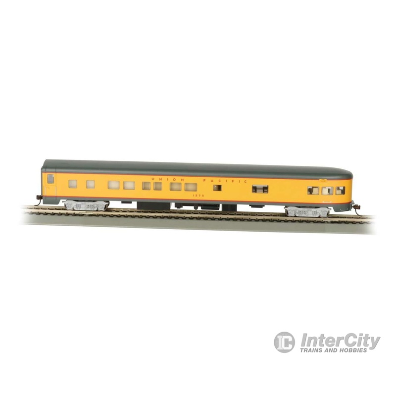 Bachmann 14304 85' Smooth-Side Observation w/Lights - Ready to Run -- Union Pacific
