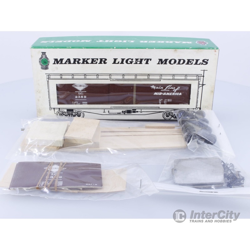 Maker Light Models 704 HO Box Car Kit Illinois Central (IC) 2389