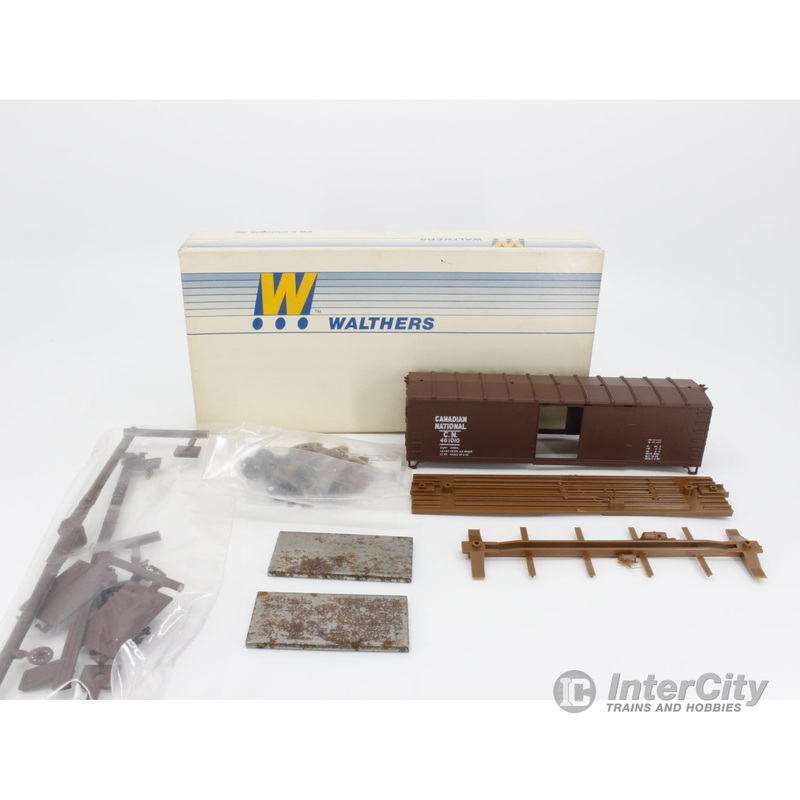 Walthers 932-2009 HO 40' Wood Box w/ Dreadnaught Ends Freight Car Kit Canadian National (CN) 461010