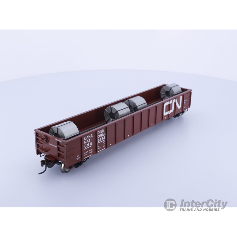 Athearn 92825 HO 52' Mill Gondola with Coil Steel Load Canadian National (CN) 136764