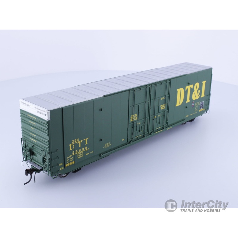 ExactRail EP-80304-1 HO Greenville 60' Double Plug Door Box Car Detroit Toledo and Ironton (DTI) 25900