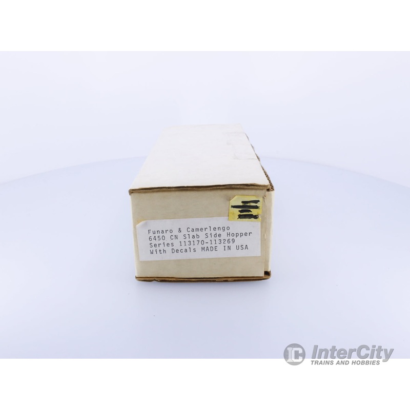 Funaro & Camerlengo HO Slab Side Hopper Car Canadian National (CN) 113170 To 113269