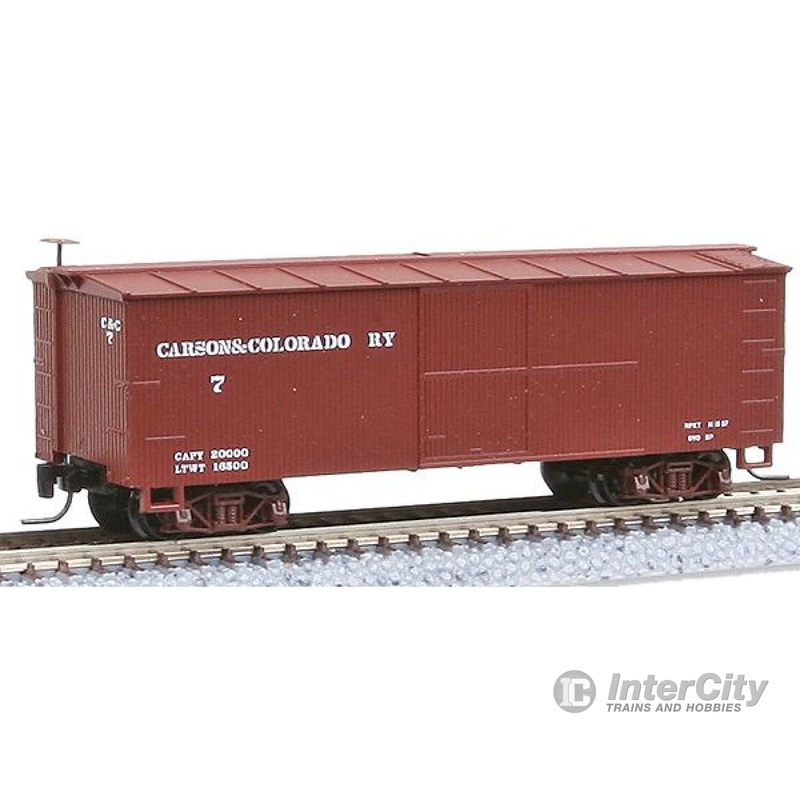 Micro Trains Nn3 80000200 30' Boxcar Single Door Nn3 -- Carson & Colorado #7 (Box Car Red, White Hearld and Lettering)