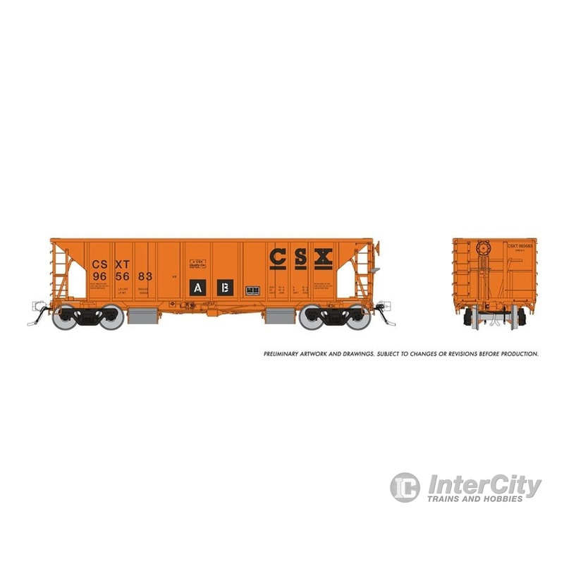 Rapido 158008A HO NSC Ballast Car: CSX: Single Car