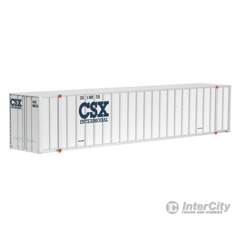 Micro Trains N 46800071 48' Rib-Side Container - Assembled -- CSX Intermodal #688230 (white, blue)