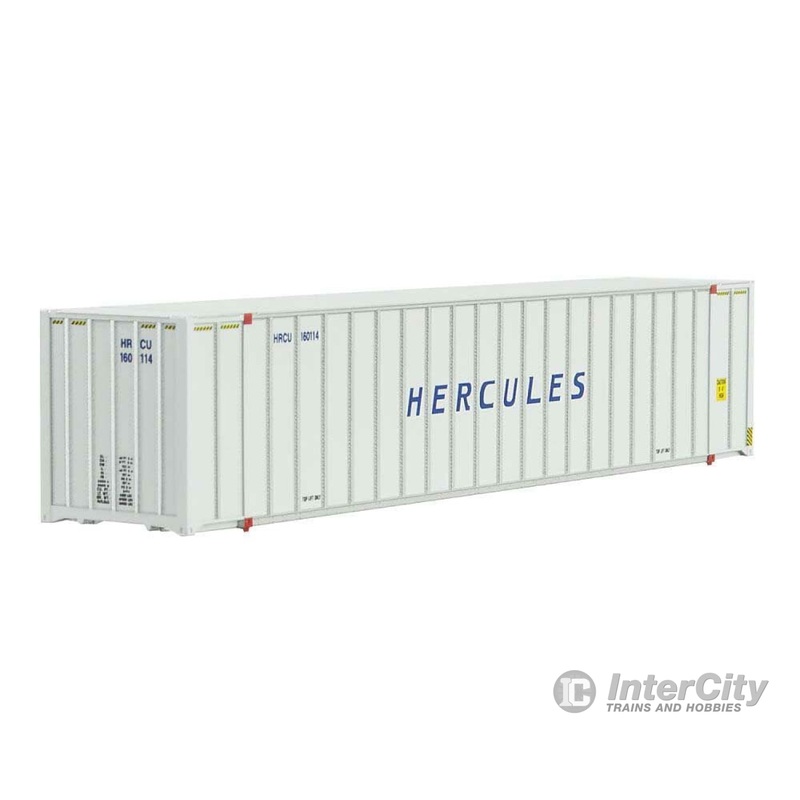 Micro Trains N 46800090 48' Rib-Side Container - Assembled -- Hercules #160114 (white, blue)