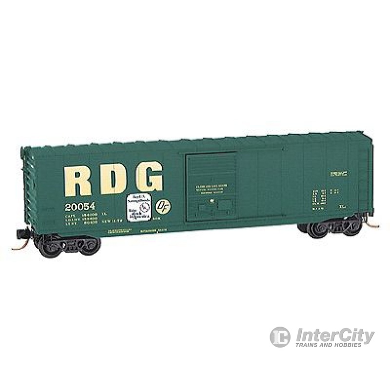 Micro Trains N 77020 50' Single-Door Boxcar-No Roofwalks -- RDG