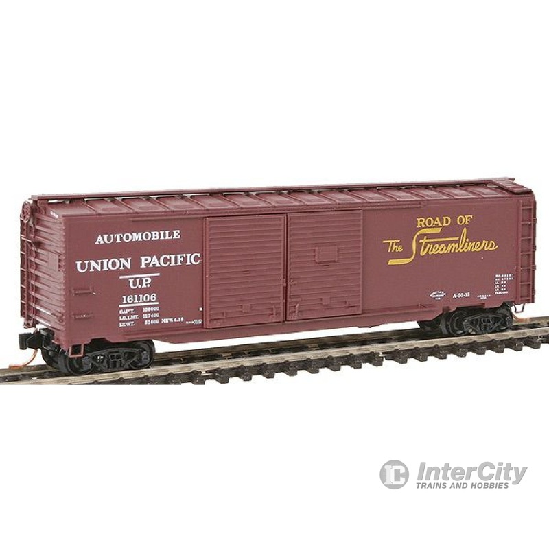 Micro Trains N 7800030 50' Auto Boxcar w/Double Sliding Door -- Union Pacific #161106